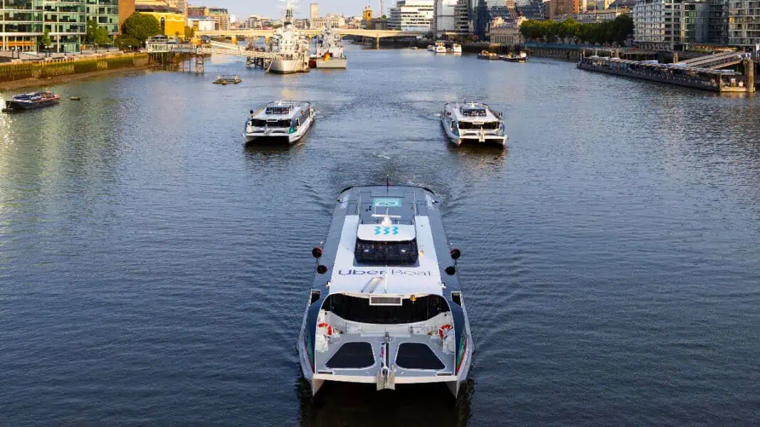 Uber Boat by Thames Clippers’ brand new hybrid passenger ferry Mars Clipper has joined its fellow hybrid vessels Earth Clipper and Celestial Clipper to form an iconic trio - bringing sustainable river transport to more commuters and leisure travellers than ever before.