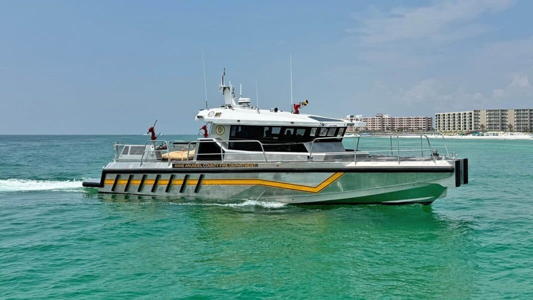 The Anne Arundel County Fire Department have taken delivery of the first of two state-of-the-art 50-foot fireboats from Metal Shark, a leading boat manufacturer based in Louisiana. These powerful, welded-aluminium vessels are set to significantly enhance the Department’s ability to respond to emergencies on the water throughout the Chesapeake Bay.