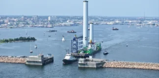 Aggreko, a global leader in energy solutions, announced that their power solutions are helping build one of the first large-scale offshore wind farms in the United States. In a partnership with Barge Master, a Dutch firm specialising in barge-mounted construction platforms,