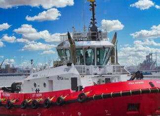Robert Allan Ltd. is pleased to announce that the PSA Gemini, a Z-Tech 6000, has been successfully delivered to PSA Marine by Cheoy Lee Shipyards