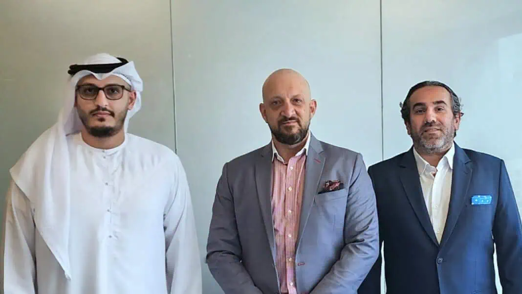 LTR: Capt. Rami Al Breiki, CEO of NeoNautica, Lee Drinkwater, Strategic Advisor at Hefring Marine and Bedros Mardikian, Chief Commercial Officer (CCO) at NeoNautica