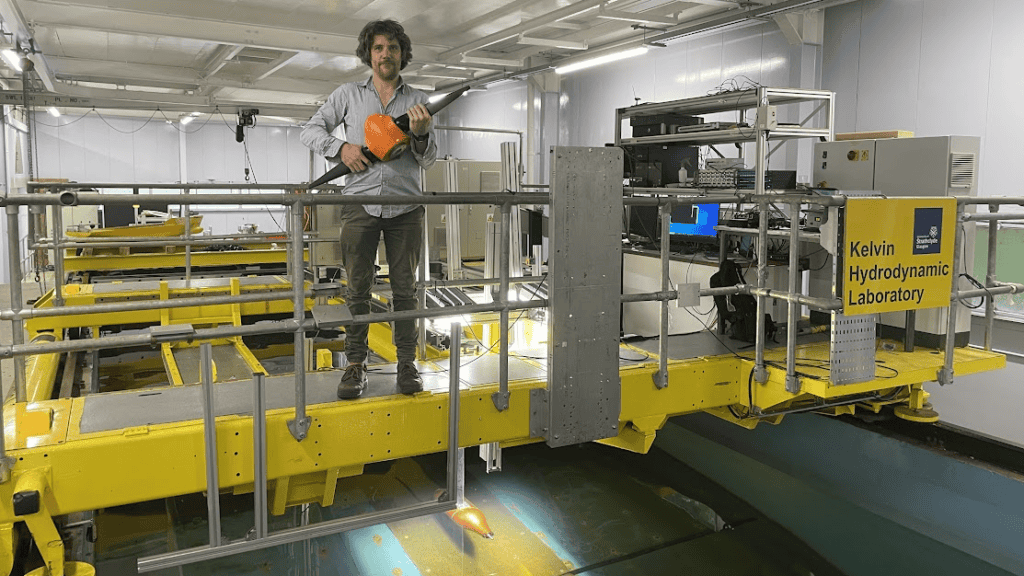Inyanga Marine Energy Group has successfully completed hydrodynamic testing of the revolutionary Passive Pitch Unit for its patented HydroWing technology, at the Kelvin Hydrodynamics Laboratory at the University of Strathclyde in Scotland.