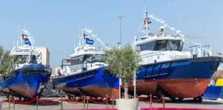 Three new Damen search and rescue vessels have been handed over to Jawar al Khaleej