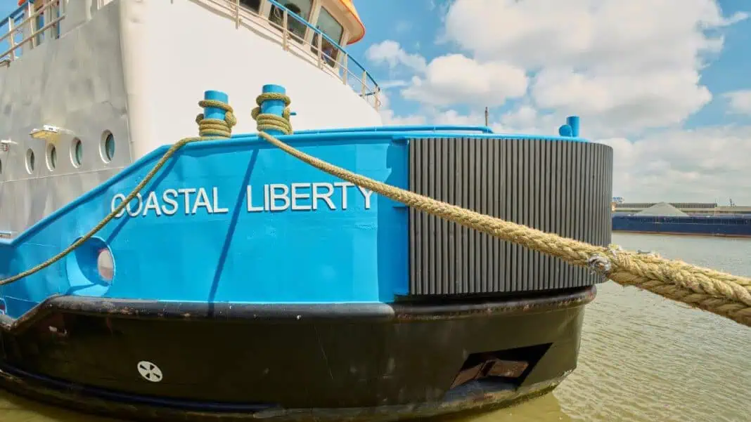 he Offshore Supply Vessel (OSV) Coastal Liberty has set sail on the waters of the Wadden Sea, powered by an innovative green hydrogen system. Developed over two years by eCap Marine,