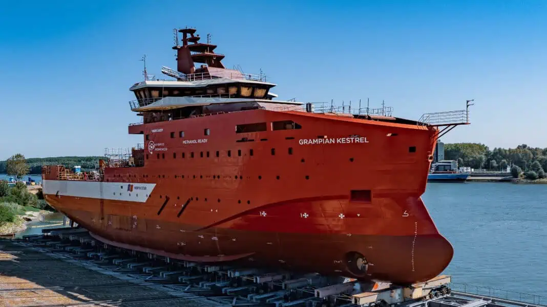 North Star has secured its first contract for a commissioning service operation vessel (CSOV), a second award with EnBW, further establishing the company’s growing presence in the European offshore wind sector. This award for the newbuild Grampian Kestrel CSOV (of VARD 4 22 design), will precede the decade-long minimum charter contract the firm signed in February to provide a SOV (of VARD 407 design) for the German energy utility firm’s He Dreiht wind farm in the North Sea.