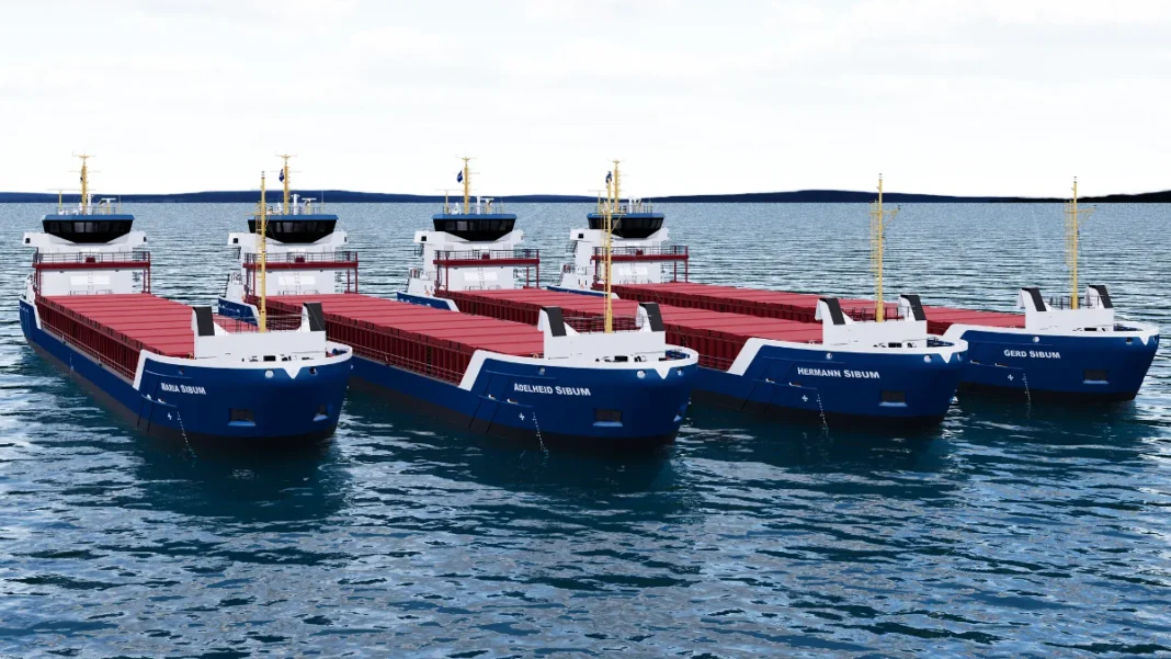 German family-owned shipping company, Reederei Bernd Sibum, has placed an order with Damen Shipyards Group for the construction of four Combi Freighters (CF) 3850. T