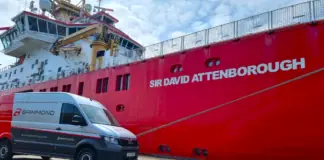 , Brimmond have signed a 5-year contract with the British Antarctic Survey (BAS) for crane servicing and engineering support on the Royal Research Ship (RRS), Sir David Attenborough.