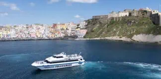 Volvo Penta Inboard Performance System with four Volvo Penta D13 engines has transformed a catamaran in the Gulf of Naples, improving efficiency and heightening the passenger experience. Giove Jet