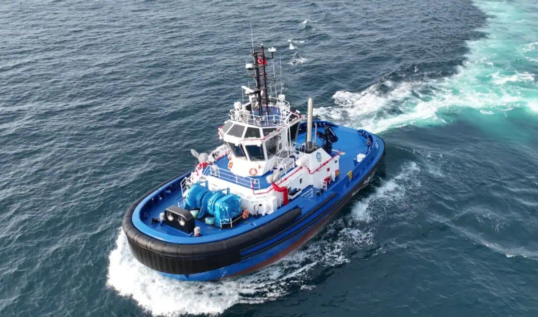 Med Marine, a leading shipbuilder and tugboat operator, is proud to announce the successful delivery of a state-of-the-art RAstar 2800 series support tug to IGMAR, a subsidiary of the Spanopoulos Group.