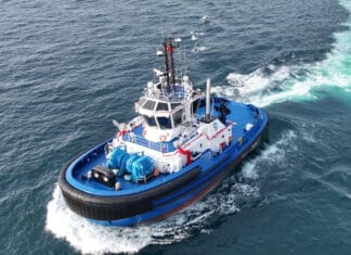Med Marine, a leading shipbuilder and tugboat operator, is proud to announce the successful delivery of a state-of-the-art RAstar 2800 series support tug to IGMAR, a subsidiary of the Spanopoulos Group.