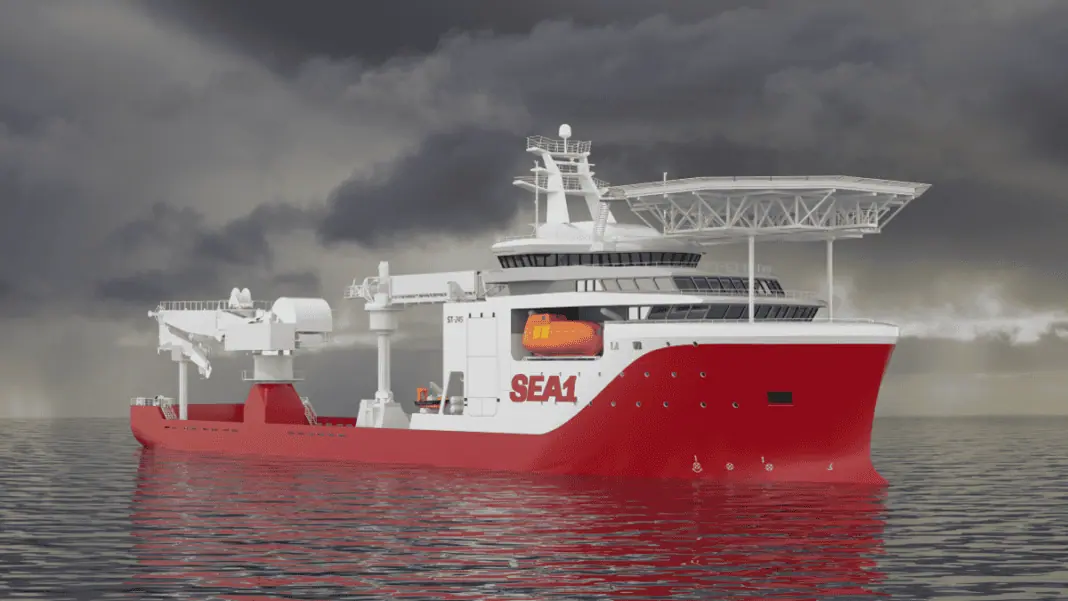 Sea1 Offshore is set for growth and has ordered two new next generation Offshore Energy Support Vessels from the Chinese shipyard Cosco Shipping.