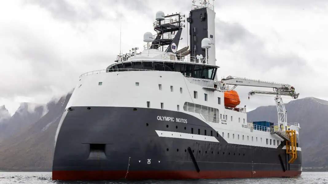 Olympic has taken delivery of the second of two CSOVs (Construction Service Operation Vessels) from Ulstein Verft: the Olympic Notos. The vessel is based on the SX222 design, developed in close collaboration between Ulstein and Olympic.