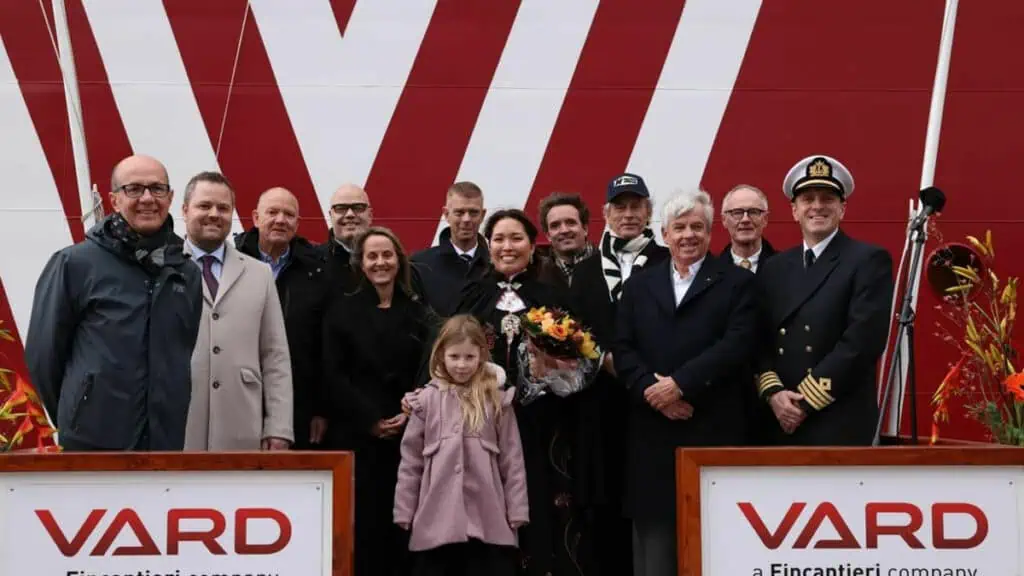 VARD is proud to present the CSOV (Commissioning Service Operation Vessel) Norwind Helm to Norwind Offshore. The vessel was named in Ålesund 15 November. Godmother was Esther Volstad.