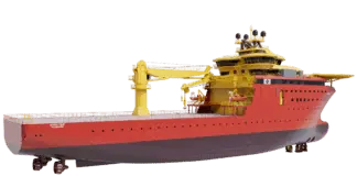 Brunvoll contract by Astilleros GONDAN for an azimuth thruster package for an Ocean Energy Support Vessel designed by Salt Ship Design