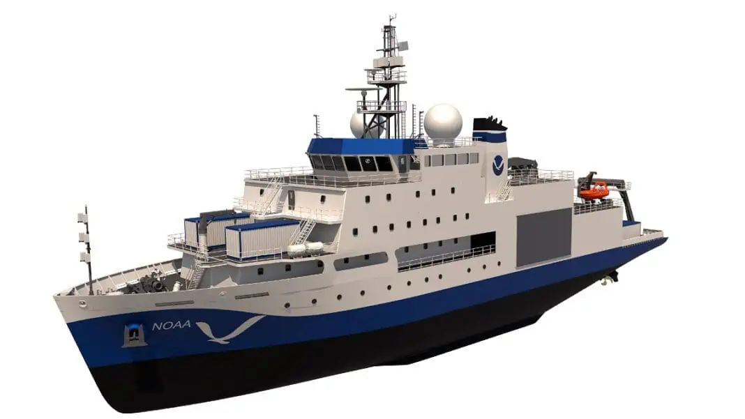 Kongsberg Discovery and Kongsberg Maritime have been chosen as the exclusive suppliers of marine scientific equipment, oceanographic handling systems and deck machinery for two new National Oceanic and Atmospheric Administration (NOAA) charting and mapping vessels, the Surveyor and Navigator.