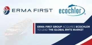 ERMA FIRST GROUP has successfully completed the acquisition of Ecochlor, BWTS move that reinforces its position as a trusted provider of ballast water treatment and advanced decarbonisation solutions.