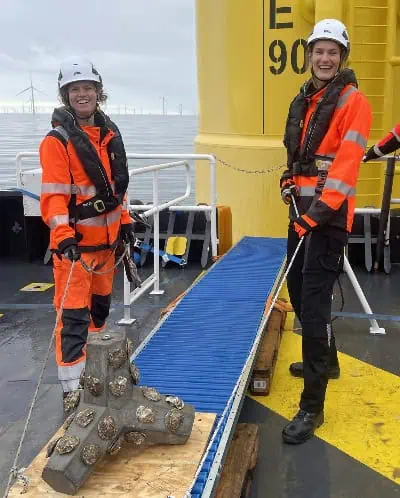 Ørsted and Van Oord’s initiative Ocean Health, have installed innovative Droppable Oyster Structures in the Borssele 1&2 offshore wind farm. 