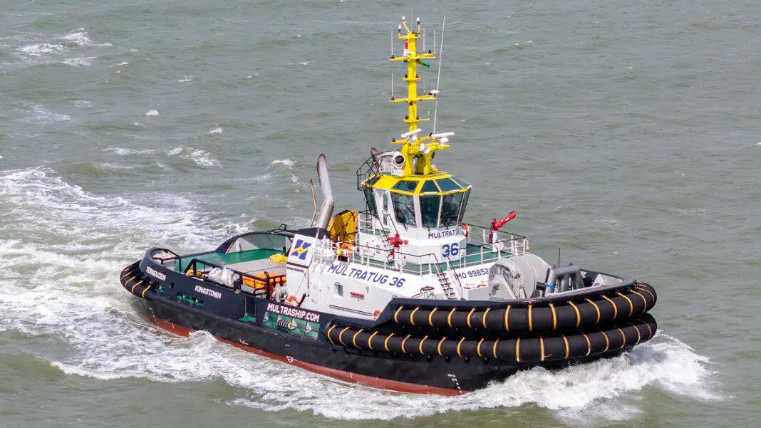 Multraship Towage & Salvage held a christening ceremony on Friday, 1 November, to name their newest tug, MULTRATUG 36, in the port of Terneuzen, the Netherlands.