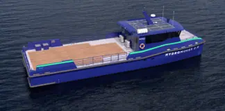 Global digital shipbuilder Incat Crowther has been commissioned to design an ultra-efficient, all-electric light cargo transfer vessel for Singapore’s marinEV, a business of Yinson GreenTech. The vessel, Hydromover 2.0, will transport light cargo such as stores, food and maintenance items to vessels anchored in the Singapore Strait, waiting to dock at the Port of Singapore. Hydromover 2.0 builds on the success of the prototype Hydromover 1.0.