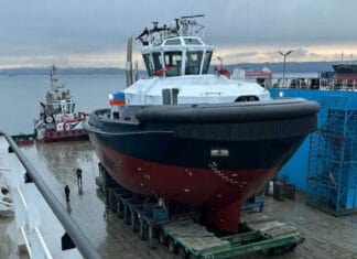 Alfons Håkans has strengthened its fleet with the new low-emission Ice Class Tug AJAX. Alfons Håkans is a Finnish, sixth-generation family-owned shipping company with over 100 years of experience. AJAX enhances their position as a leading private provider of towing, ice breaking and salvage services in the Baltic Sea region.