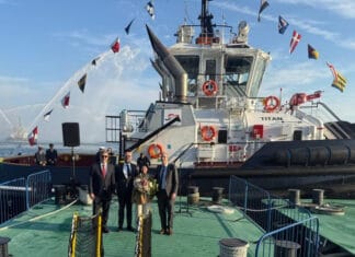 Sanmar Shipyards announce the delivery of TITAN, a versatile multi-purpose tugboat, now operational at Rijeka, Croatia’s principal seaport. The TITAN joins her twin sister, MORETTO, at the port as part of a two-tug contract with the Italian shipping group Scafi for its Croatian subsidiary Jadranski Pomorski Servis.