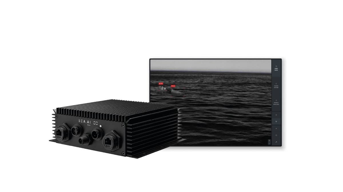 SEA.AI’s Brain processes images from existing thermal cameras to deliver unparalleled digital awareness of a vessel’s surroundings.