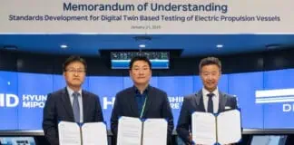 DNV has signed a Memorandum of Understanding with HD Hyundai Mipo (HMD) and HD Korea Shipbuilding & Offshore Engineering (KSOE). The collaboration focuses on developing standards for testing electric powered vessels