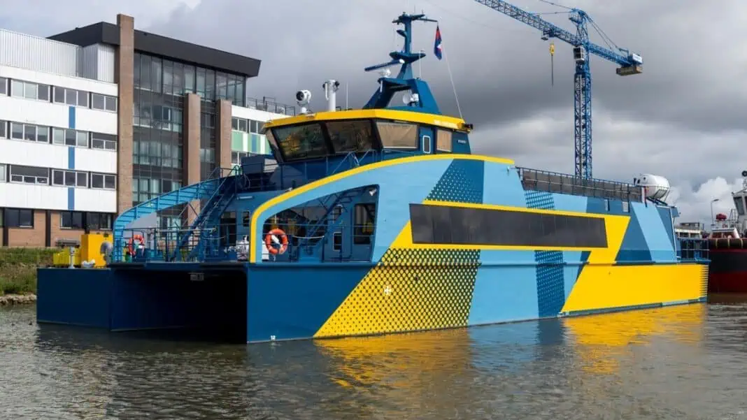 AG Reederei Norden-Frisia announce the successful completion of the official acceptance voyages for its ground breaking new fully electric catamaran (E-Kat). These milestones pave the way for the E-Kat's transfer to its home port in Norddeich, marking a significant step forward in sustainable maritime transportation.