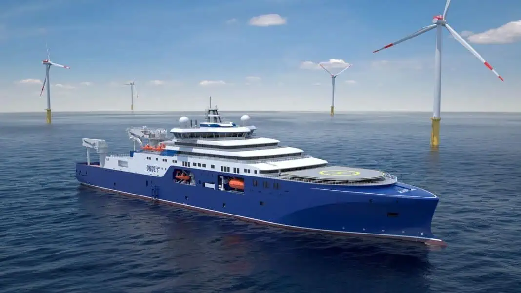 NKT has completed the ceremonial keel laying for NKT Eleonora. The new cable-laying vessel is a key element for NKT in strengthening its installation capacity and capabilities to meet the growing demand for offshore power cables.