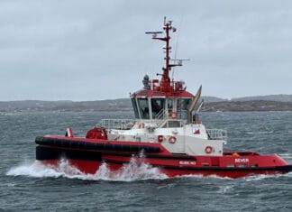 Sanmar Delivers RAmparts 2400SX-MKII Tug to Norway's Buksér og Berging