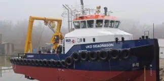 UK Dredging (UKD), a division of Associated British Ports (ABP) and operator of the largest British-owned dredging fleet, is proud to announce the completion of its newest vessel, the UKD Seadragon. This state-of-the-art Shoalbuster 2711 Water Injection Dredger (WID) represents a significant addition to the UKD fleet, enhancing its capabilities in maintaining safe and efficient navigation channels across the UK.