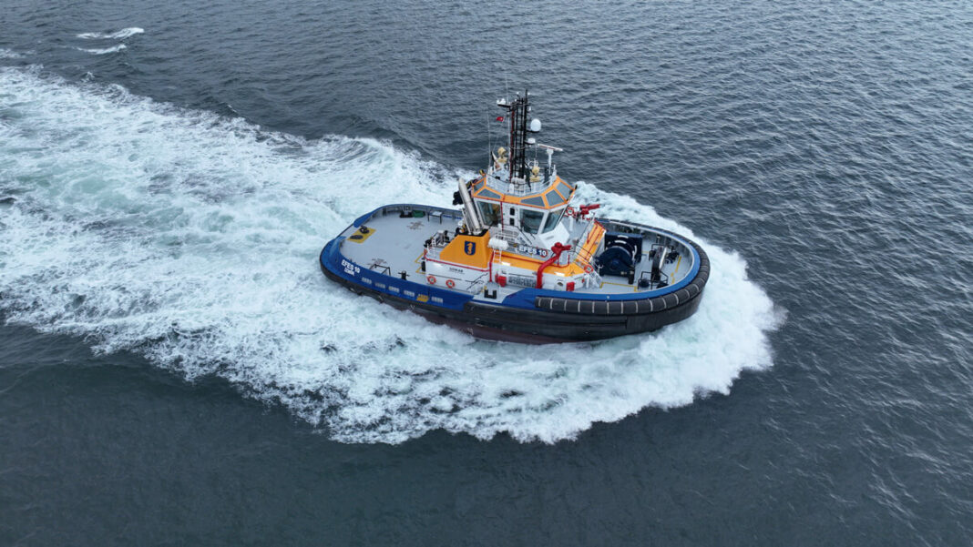 UZMAR Shipyard is proud to announce the successful delivery of its latest state-of-the-art RAstar 2800 series tugboat, EFES 10, to UZMAR’s own fleet. Known for operating the most modern and powerful fleet in Turkiye