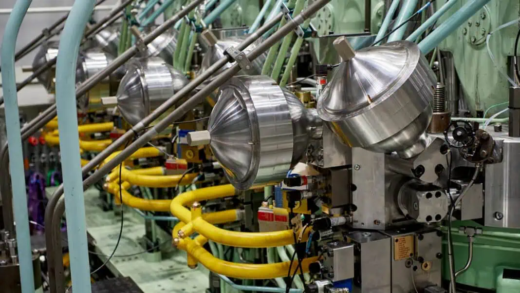 MAN Energy Solutions has reported that its ME-LGIA (-Liquid Gas Injection Ammonia) engine, currently undergoing testing at its Research Centre Copenhagen (RCC) facility, has run at 100% engine load for the first time.