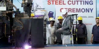 North Star and its shipbuilding partner, Cochin Shipyard Ltd. has cut first steel on EnBW's new hybrid-electric service operations vessel (SOV).