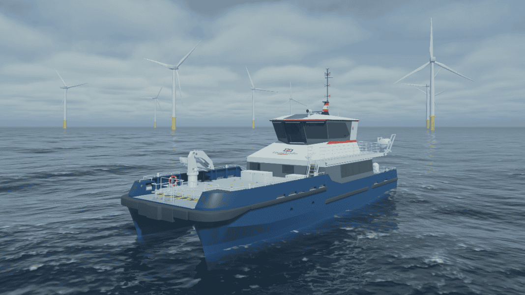 Louis Dreyfus Armateurs’s subsidiary LD Tide has been selected to supply a Crew Transfer Vessel (CTV) for the operation and maintenance services of the Eoliennes en Mer des Îles d’Yeu et de Noirmoutier offshore wind farm (EMYN). The new vessel is scheduled to start operations mid-2025.