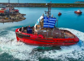 MED MARINE Launches State-of-the-Art MED-A2500 Tugboat for SVS MARITIME