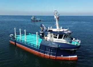 Macduff Ship Design, a leading naval architecture firm, is proud to announce the delivery of two sister vessels, ‘Fruitful Harvest’ and ‘Fruitful Bough’, to Blueshell Mussels of Shetland. The two new 20-meter Mussel Harvest Vessels are now commencing operations at the numerous mussel farm sites around the Shetland Islands in the North of Scotland.