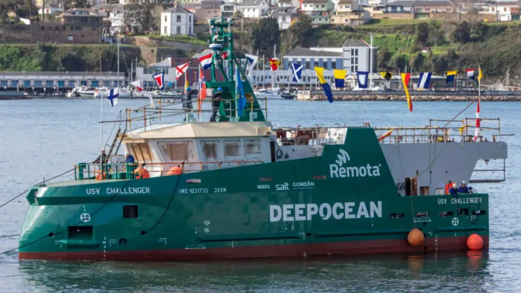 Astilleros GONDAN, a leading Spanish shipyard, celebrated the successful launching of its first Uncrewed Surface Vessel (USV) yesterday afternoon at its facilities in Figueras, Castropol. The advanced USV, designed for USV A/S, a Norwegian consortium formed by DeepOcean, Solstad, and Østensjø Rederi, represents a significant milestone in autonomous maritime technology.