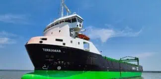 AtoB@C Shipping, a leader in sustainable shipping solutions, has taken delivery of Terramar, the sixth vessel in its series of twelve 5,400 dwt plug-in hybrid vessels,