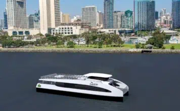 Flagship Cruises & Events, a leading provider of marine transportation and hospitality services, announced today that it has been awarded a $15.27 million grant from the California Air Resources Board (CARB) to develop two fully electric, zero-emission ferries. These innovative vessels will serve the popular San Diego to Coronado route, marking a significant step forward in sustainable maritime transportation for the region.