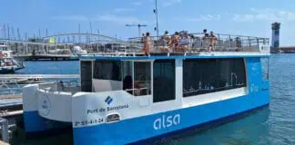Port of Barcelona’s New All-Electric Ferry Powered by Molabo "Ecocat Tres" commuter ferry with its advanced ARIES i50 electric