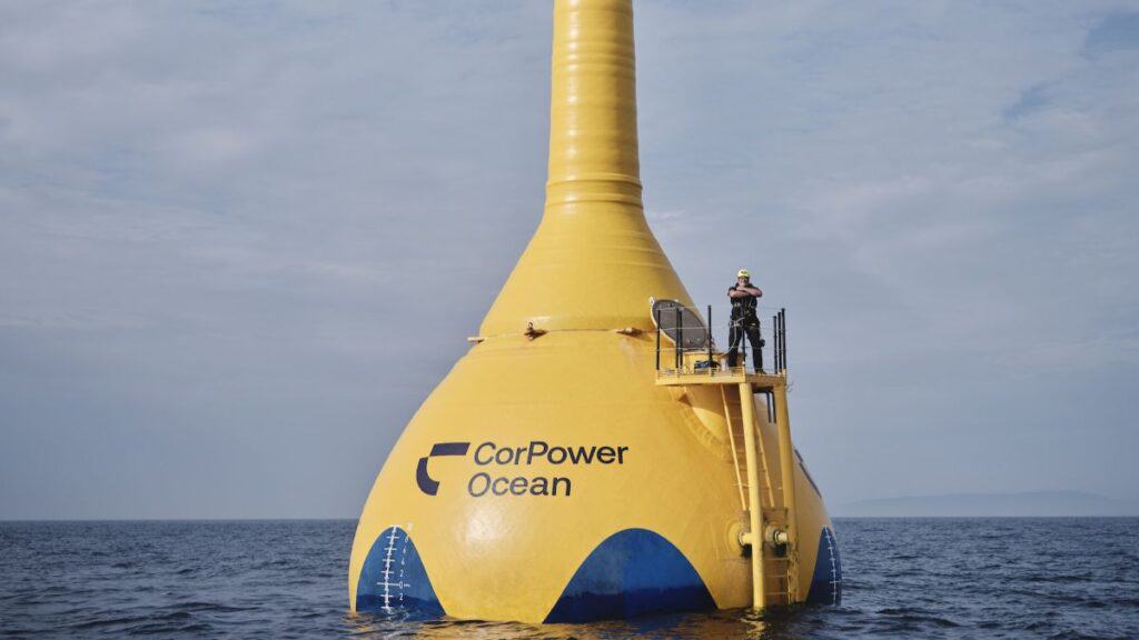 CorPower Ocean has signed a berth agreement with the European Marine Energy Centre (EMEC) to build UK’s largest wave energy array in Orkney, Scotland. The announcement was made today by Scotland’s Deputy First Minister, Kate Forbes, during her keynote address at the All-Energy Conference in Glasgow.