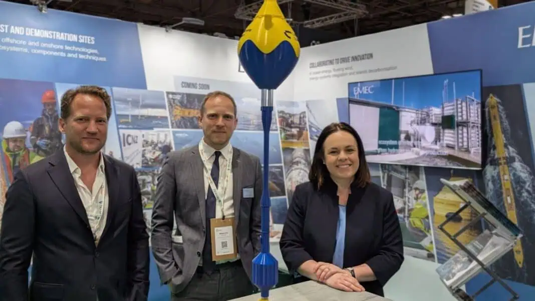 CorPower Ocean has signed a berth agreement with the European Marine Energy Centre (EMEC) to build UK’s largest wave energy array in Orkney, Scotland. The announcement was made today by Scotland’s Deputy First Minister, Kate Forbes, during her keynote address at the All-Energy Conference in Glasgow.