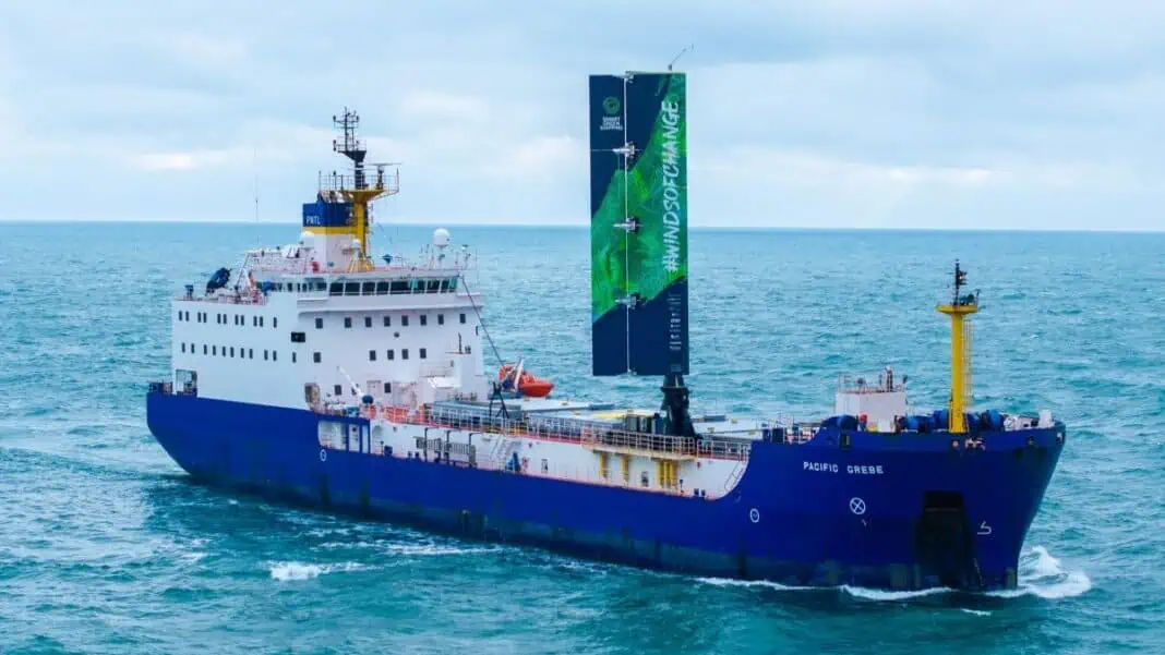 Smart Green Shipping (SGS) has released the results of recent sea trials of its cutting-edge FastRig wind-assisted propulsion system (WAPS), conducted in late 2024 aboard the MV Pacific Grebe, a nuclear waste carrier. Despite the technical challenges involved with installation on such a specialised vessel, the SGS team successfully installed the lightweight FastRig dockside via its streamlined easy-on/easy-off installation process, carried out intensive sea trials, and then rapidly uninstalled the system to the satisfaction of the ship owner and the Class Society — on budget and within 8 weeks.