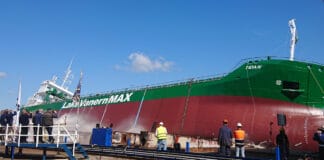 The Erik Thun Group has celebrated the launch of Tidan, the fourth vessel in its innovative Lake Vänern Max series, during a ceremony at Ferus Smit shipyard in the Netherlands. Named after the Tidan River flowing through Lidköping, Sweden, the vessel exemplifies the company's commitment to sustainable shipping solutions.
