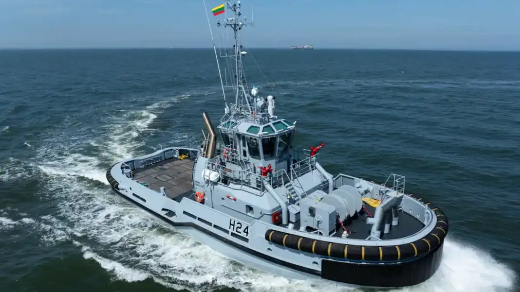 The Lithuanian Navy celebrated the christening of its new Damen ASD Tug 3010 ICE at the Klaipėda Cruise Ship Terminal on Monday, marking a rapid enhancement of the nation's maritime capabilities. Delivered in just nine months by Damen Shipyards Group, the ice-class tug significantly boosts Lithuania's ability to safeguard its strategic Baltic Sea operations year-round.