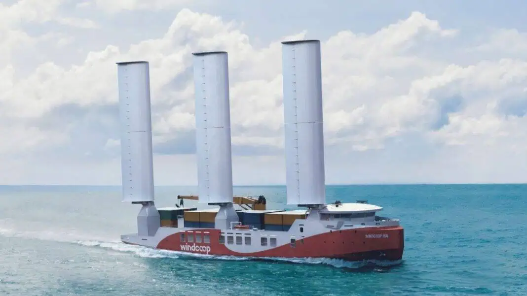 Berg Propulsion has been selected to supply the hybrid propulsion system for the world’s first sailing container vessel — a pioneering project led by French maritime startup Windcoop, with construction underway at RMK Marine in Türkiye. The 210 TEU vessel (BV Class, Hull NB131), designed by Delta Marine, represents a major milestone in sustainable maritime innovation.