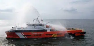 Strategic Marine, a leading global shipbuilder, has successfully delivered the TMS Tah Muang, a 42-metre Generation 4 Fast Crew Boat (FCB), to Truth Maritime Services (TMS), a subsidiary of Prima Marine Group. This marks the fourth vessel delivered to TMS since 2024, following the TMS Ranod, TMS Raman, and TMS Chana, reinforcing the strong partnership between the two companies.