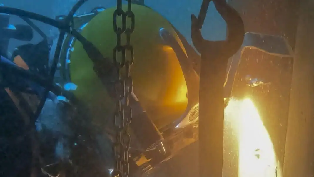 Hydrex Underwater Rudder Repair in the Shetland Islands