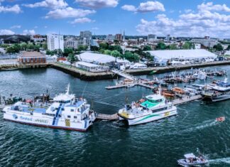 Inland and Coastal reinforces Get Onboard Safely message at Seawork 2025